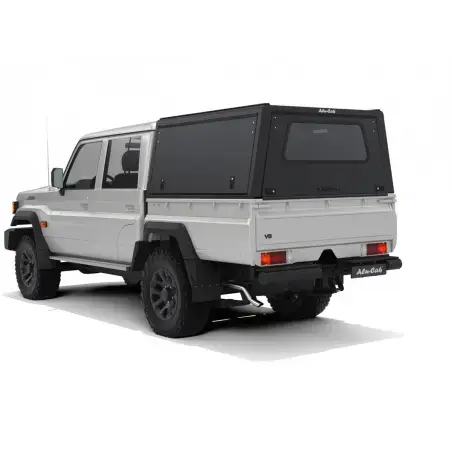 Hardtop Explorer noir lisse Toyota Land Cruiser 79 double cabine 1999+ Alu-Cab